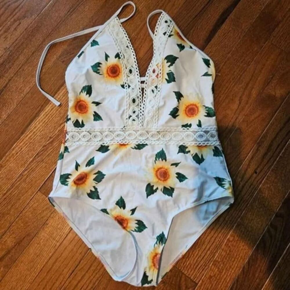 Shein Women's multi Swimsuit-one-piece